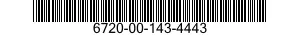 6720-00-143-4443  6720001434443 001434443