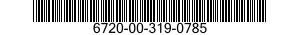 6720-00-319-0785  6720003190785 003190785