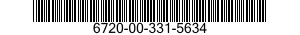 6720-00-331-5634  6720003315634 003315634