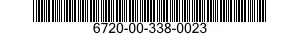 6720-00-338-0023  6720003380023 003380023