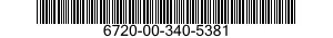 6720-00-340-5381  6720003405381 003405381