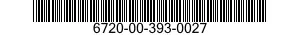 6720-00-393-0027  6720003930027 003930027