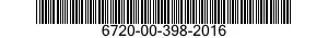 6720-00-398-2016  6720003982016 003982016