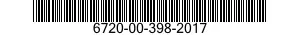 6720-00-398-2017  6720003982017 003982017