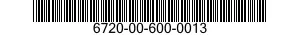 6720-00-600-0013  6720006000013 006000013