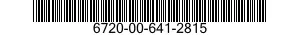 6720-00-641-2815  6720006412815 006412815
