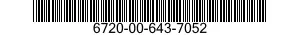 6720-00-643-7052  6720006437052 006437052