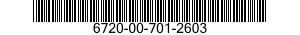 6720-00-701-2603  6720007012603 007012603