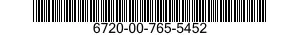 6720-00-765-5452 ROLLER ASSY 6720007655452 007655452