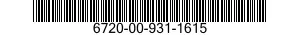 6720-00-931-1615  6720009311615 009311615