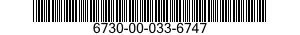 6730-00-033-6747  6730000336747 000336747