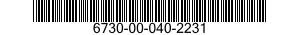 6730-00-040-2231  6730000402231 000402231
