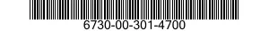 6730-00-301-4700  6730003014700 003014700
