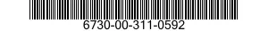 6730-00-311-0592  6730003110592 003110592