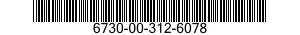 6730-00-312-6078  6730003126078 003126078