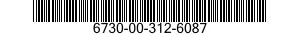 6730-00-312-6087  6730003126087 003126087