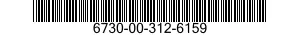 6730-00-312-6159  6730003126159 003126159