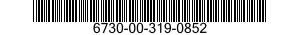 6730-00-319-0852  6730003190852 003190852