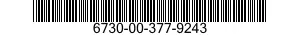 6730-00-377-9243  6730003779243 003779243
