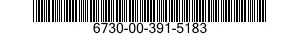 6730-00-391-5183  6730003915183 003915183