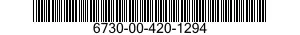6730-00-420-1294  6730004201294 004201294
