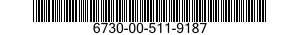 6730-00-511-9187  6730005119187 005119187