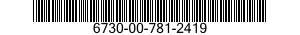 6730-00-781-2419  6730007812419 007812419