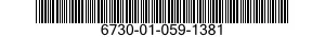 6730-01-059-1381  6730010591381 010591381