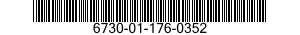 6730-01-176-0352 PLATE,DRIVE,PROJECTOR 6730011760352 011760352