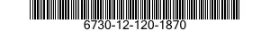 6730-12-120-1870  6730121201870 121201870