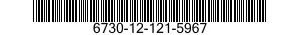 6730-12-121-5967  6730121215967 121215967