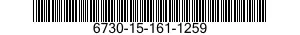 6730-15-161-1259 FAC SIMILE 6730151611259 151611259