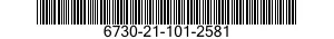 6730-21-101-2581  6730211012581 211012581