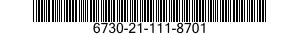 6730-21-111-8701  6730211118701 211118701
