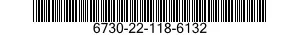 6730-22-118-6132 CABLE ASSEMBLY,SPECIAL PURPOSE,ELECTRICAL 6730221186132 221186132