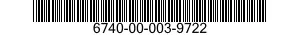 6740-00-003-9722  6740000039722 000039722