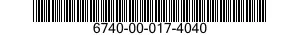 6740-00-017-4040  6740000174040 000174040