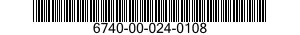 6740-00-024-0108  6740000240108 000240108