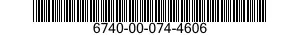 6740-00-074-4606  6740000744606 000744606