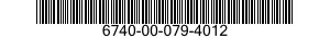 6740-00-079-4012  6740000794012 000794012