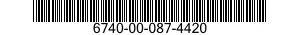 6740-00-087-4420  6740000874420 000874420