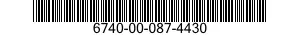 6740-00-087-4430  6740000874430 000874430