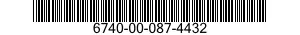 6740-00-087-4432  6740000874432 000874432