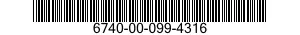 6740-00-099-4316  6740000994316 000994316