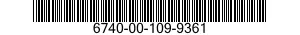 6740-00-109-9361  6740001099361 001099361