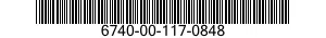 6740-00-117-0848  6740001170848 001170848