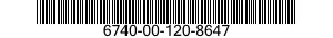 6740-00-120-8647  6740001208647 001208647