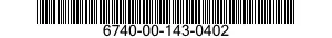 6740-00-143-0402  6740001430402 001430402