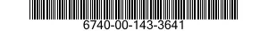 6740-00-143-3641  6740001433641 001433641