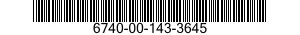 6740-00-143-3645  6740001433645 001433645